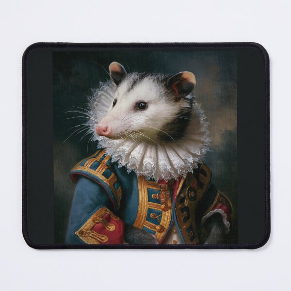Item preview, Baroque Style Opossum Portrait Painting designed and sold by Artmugic.