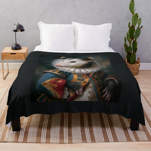Item preview, Baroque Style Opossum Portrait Painting designed and sold by Artmugic.