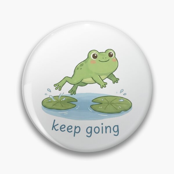 Item preview, Keep Going Frog | Daily Reminder designed and sold by Lucesco.