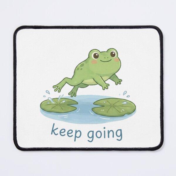 Item preview, Keep Going Frog | Daily Reminder designed and sold by Lucesco.