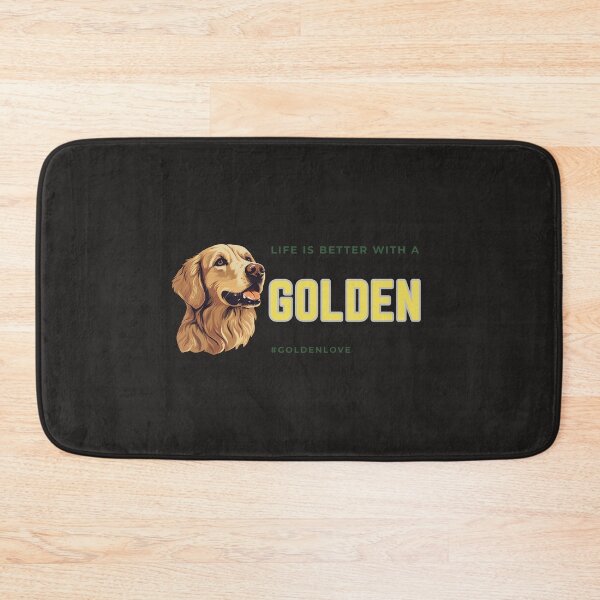Item preview, Life is Better with a Golden designed and sold by HideawayMtn.