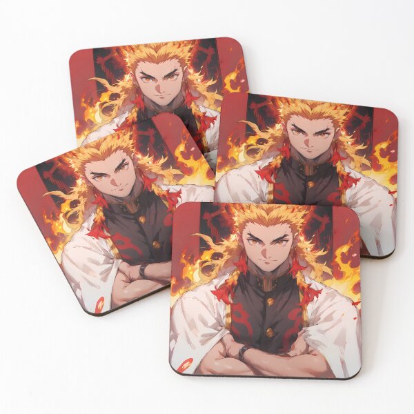 Item preview, Kyojuro Rengoku Demon Slayer Flame Hashira Portrait designed and sold by riadjamai.