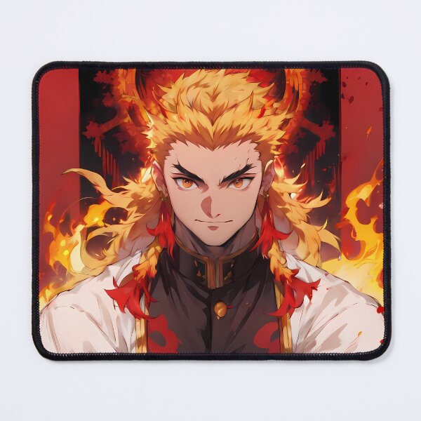Item preview, Kyojuro Rengoku Demon Slayer Flame Hashira Portrait designed and sold by riadjamai.