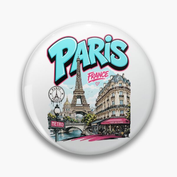 Item preview, Paris Street Art Urban Graphic Tee designed and sold by AtuqStudio.