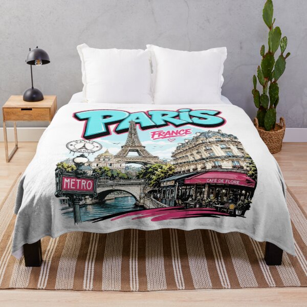 Item preview, Paris Street Art Urban Graphic Tee designed and sold by AtuqStudio.