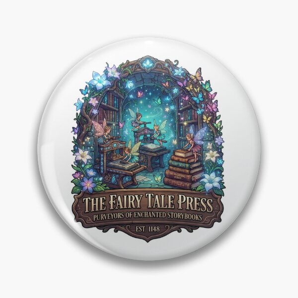 Item preview, The Fairy Tale Press | Purveyors of Enchanted Storybooks | Magical Fairy Library | Fantasy Bookshop | Whimsical Sticker designed and sold by MrDev.