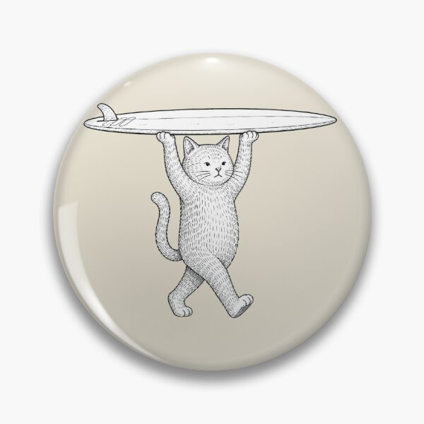 Item preview, Surfing Cat Summer Beachwear Apparel designed and sold by bosamji.