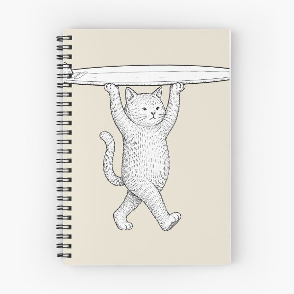 Item preview, Surfing Cat Summer Beachwear Apparel designed and sold by bosamji.