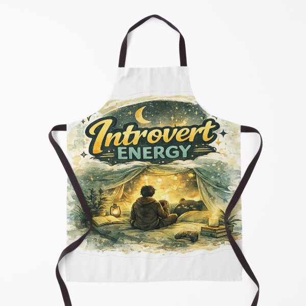Item preview, Introvert Energy | Cozy Aesthetic Introvert Sticker designed and sold by Genzfirevibes.