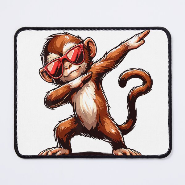 Item preview, Dabbing Monkey with Sunglasses Monkey Animal T-Shirt designed and sold by Voila-creative.