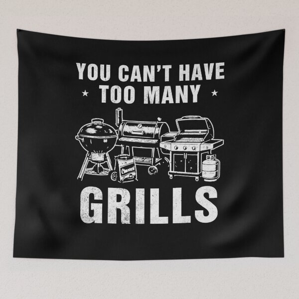 Item preview, You Can't Have Too Many Grills Vintage BBQ designed and sold by nosu-art-pod.