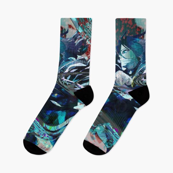 Item preview, Obanai Iguro Demon Slayer Teal Serpent Motion designed and sold by riadjamai.
