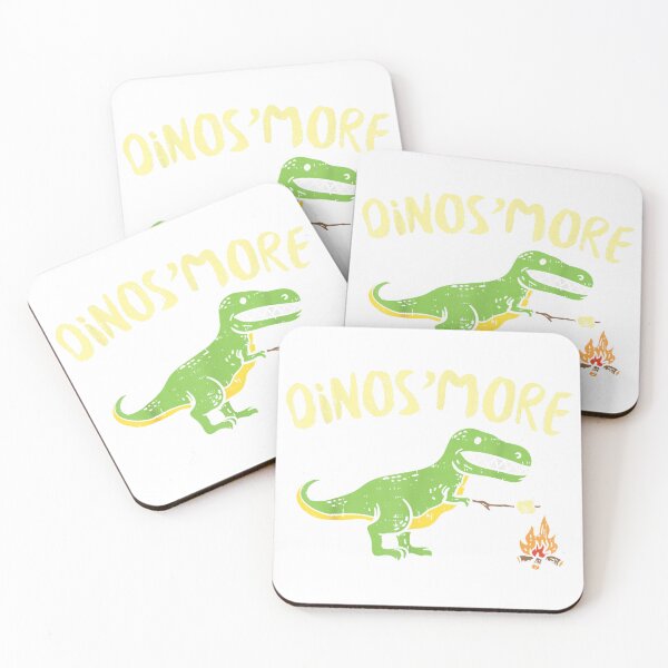 Item preview, Dinosmore Funny Dino Smore Camping Dinosaur Camp Camper Gift T-Shirt designed and sold by SavsMerch.