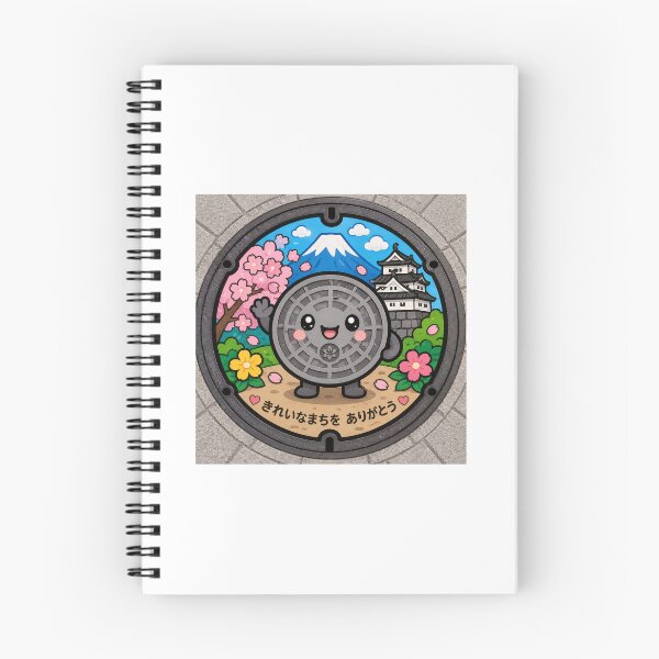 Item preview, Cute Japanese Manhole Character Design designed and sold by オルフェドリーム.