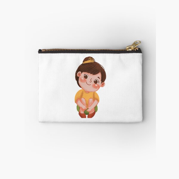 Item preview, Cute Toddler Girl Hair Bun Illustration designed and sold by Bellayutart.