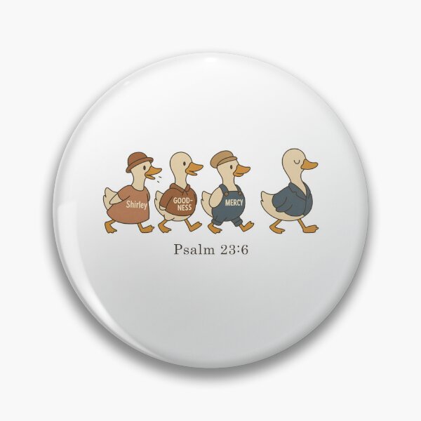 Item preview, Shirley Goodness Mercy Psalm 23:6 Cute Christian Goose designed and sold by nosu-art-pod.