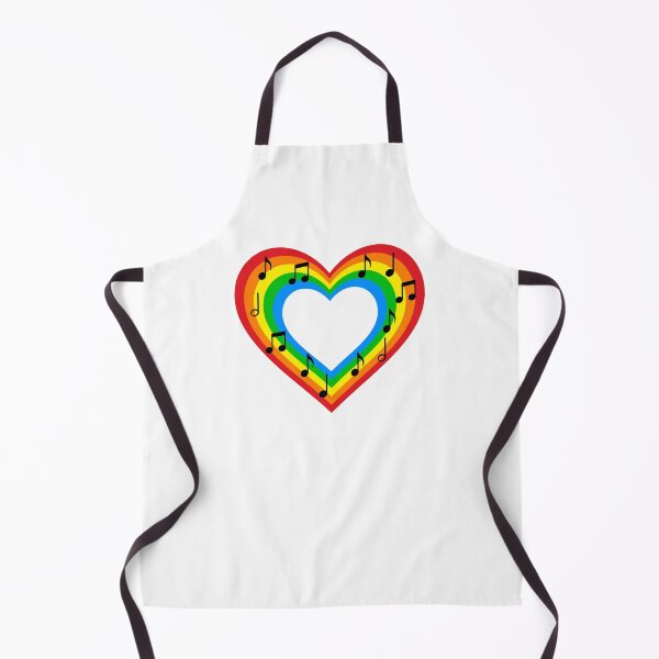 Item preview, Music is Love Rainbow Heart designed and sold by Periwinkle Popsicle.