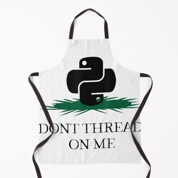 Item preview, DONT THREAD ON ME Funny Python Programming Pun T-Shirt T-Shirt designed and sold by KTY-NUSS.
