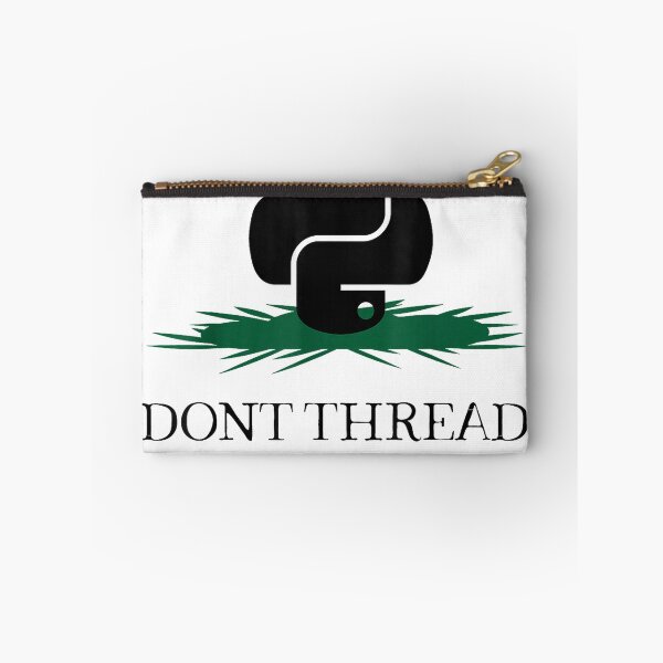Item preview, DONT THREAD ON ME Funny Python Programming Pun T-Shirt T-Shirt designed and sold by KTY-NUSS.