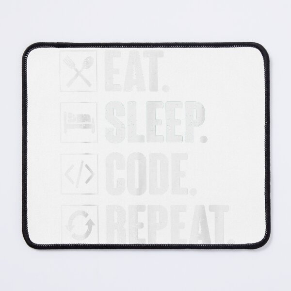 Item preview, Eat Sleep Code Repeat - Funny Coding Coder Programmer T-Shirt designed and sold by gidget-gadget.