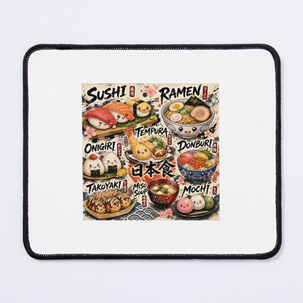 Item preview, Cute Japanese Food Character Design designed and sold by オルフェドリーム.