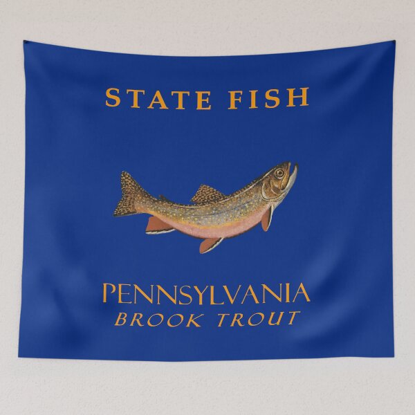 Item preview, Pennsylvania Territory Game Fish The Brook Trout designed and sold by taiche.