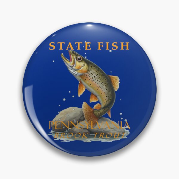 Item preview, Pennsylvania Territory Fish The Brook Trout designed and sold by taiche.