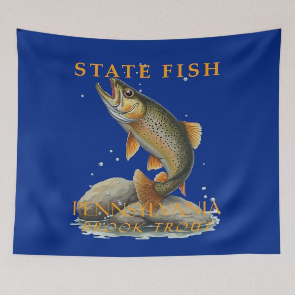 Item preview, Pennsylvania Territory Fish The Brook Trout designed and sold by taiche.