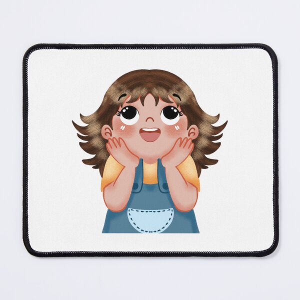 Item preview, Cute Little Girl Rosy Cheeks Illustration designed and sold by Bellayutart.