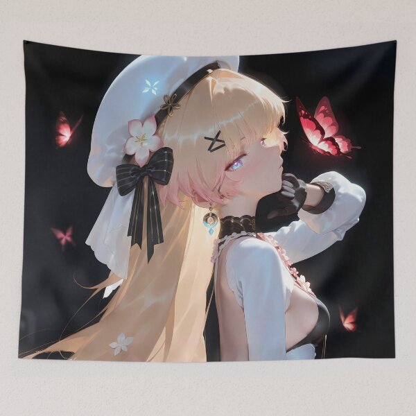 Item preview, Phoebe Wuthering Waves Butterfly White Glow designed and sold by riadjamai.