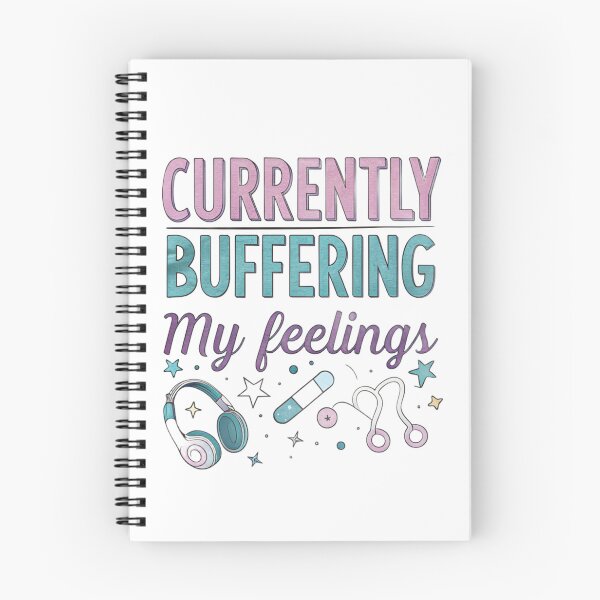 Item preview, Currently Buffering My Feelings Introvert Design designed and sold by KHCreative2025.