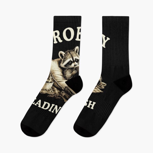 Item preview, Probably Reading Trash Racoon Book Lover designed and sold by nosu-art-pod.