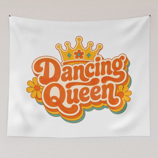 Item preview, Letra de Dancing Queen, Dancing Queen, Letra designed and sold by graphic-genie.