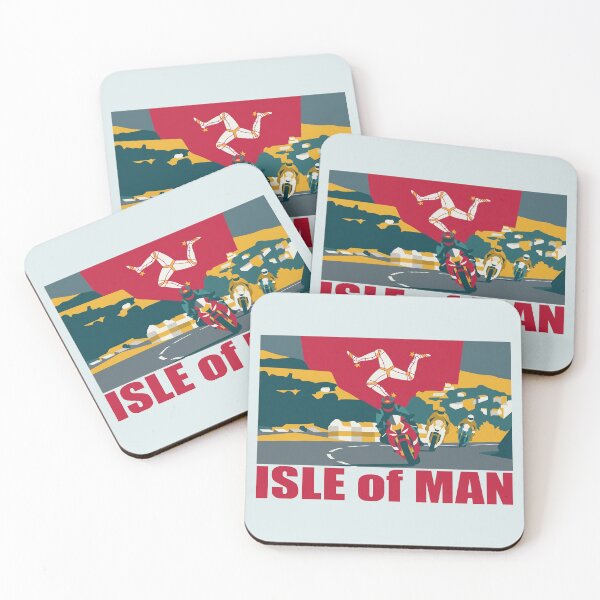Item preview, Isle of Man TT Retro Superbike Racing Travel Poster designed and sold by KiwiRider.