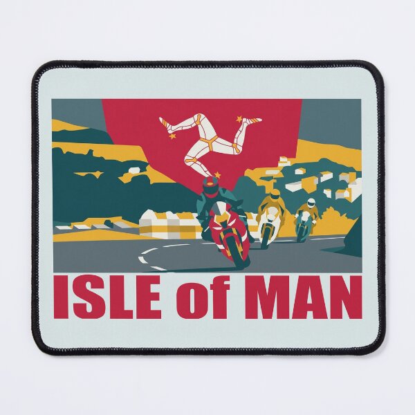Item preview, Isle of Man TT Retro Superbike Racing Travel Poster designed and sold by KiwiRider.