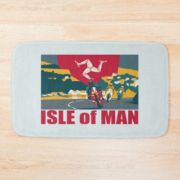 Item preview, Isle of Man TT Retro Superbike Racing Travel Poster designed and sold by KiwiRider.