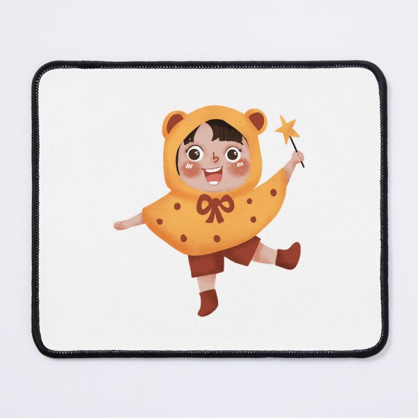 Item preview, Cute Toddler Girl Hair Bun Illustration designed and sold by Bellayutart.
