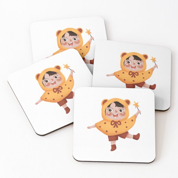 Item preview, Cute Toddler Girl Hair Bun Illustration designed and sold by Bellayutart.
