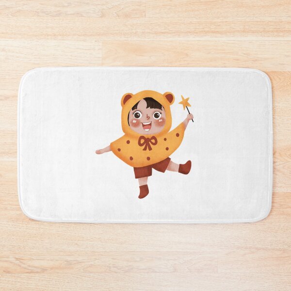 Item preview, Cute Toddler Girl Hair Bun Illustration designed and sold by Bellayutart.
