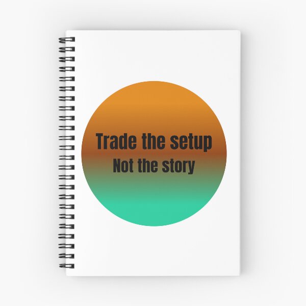 Item preview, Day trading motivation-Trade the set up not the story-trading gift designed and sold by Bullrunprints.