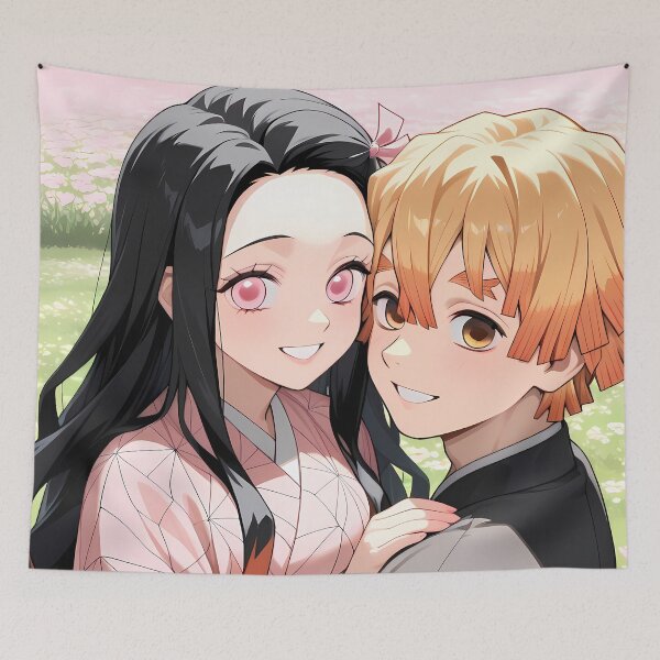Item preview, Zenitsu Agatsuma Demon Slayer Soft Pastel Romance designed and sold by riadjamai.