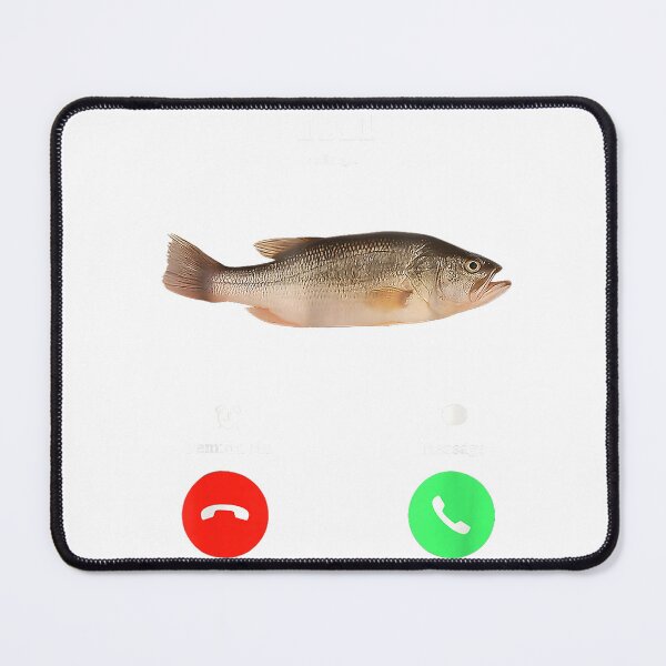 Item preview, Fih Calling Remind me Message Decline Accept Phone Call Fish T-Shirt designed and sold by JJLetterDesigns.
