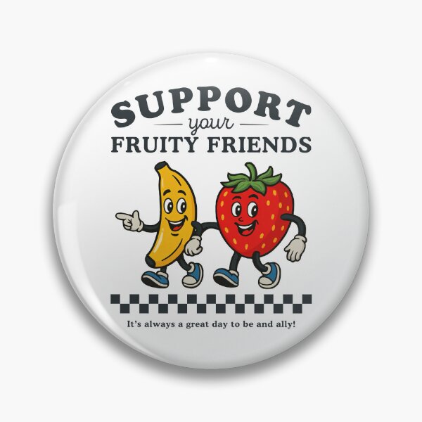 Item preview, Support Your Fruity Friends Vintage LGBT Support designed and sold by nosu-art-pod.