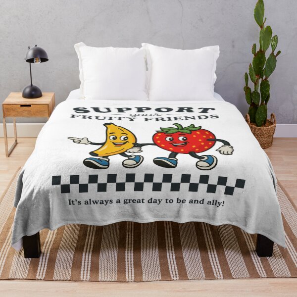 Item preview, Support Your Fruity Friends Vintage LGBT Support designed and sold by nosu-art-pod.