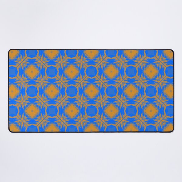 Item preview, Orange and Blue Diamond Pattern designed and sold by Shy Fractal Designs.