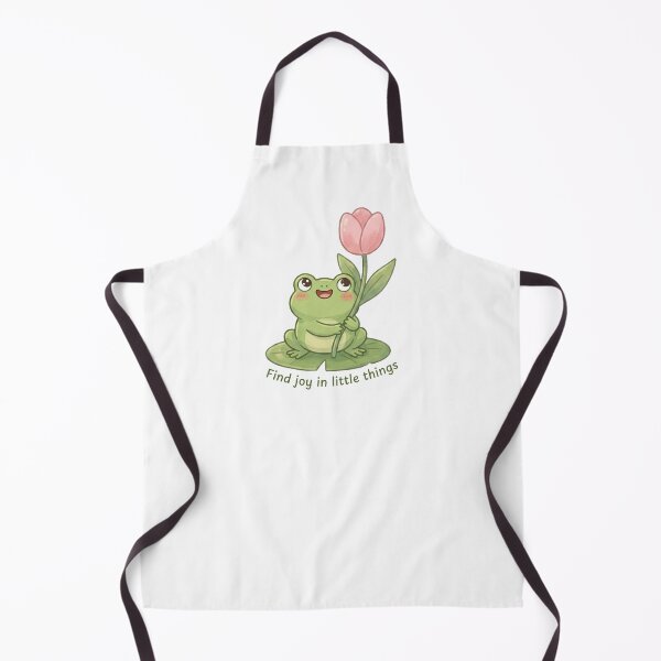 Item preview, Find joy in little things. Cute Frog | Daily Reminder designed and sold by Lucesco.