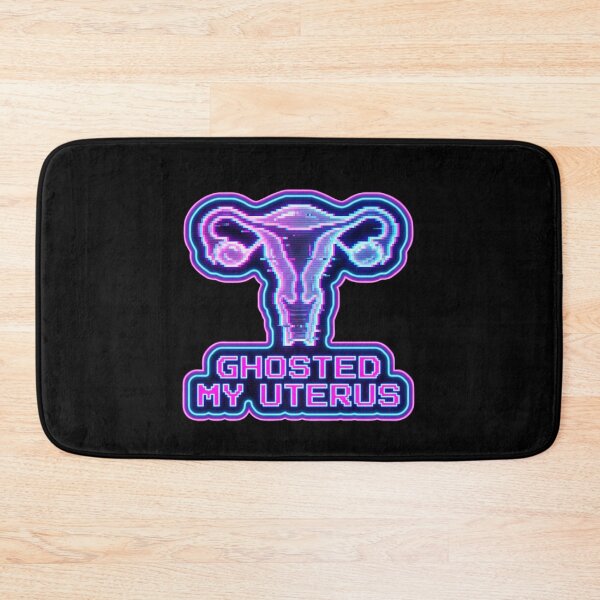 Item preview, Ghosted My Uterus Neon Synthwave Glitch Hysterectomy designed and sold by Georain.