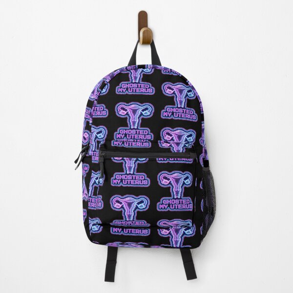 Item preview, Ghosted My Uterus Neon Synthwave Glitch Hysterectomy designed and sold by Georain.