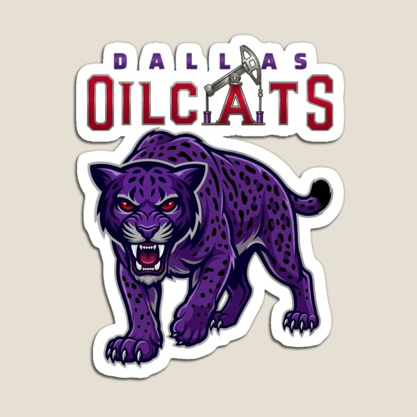Item preview, Dallas Oilcats Prowling Logo designed and sold by CloveMan3.