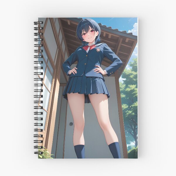 Item preview, Umi Asanagi Second Prettiest Girl Confident School Courtyard Pose designed and sold by bystudiolereve.